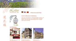 Desktop Screenshot of hotel-lotus.de