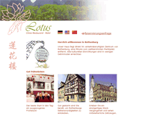 Tablet Screenshot of hotel-lotus.de